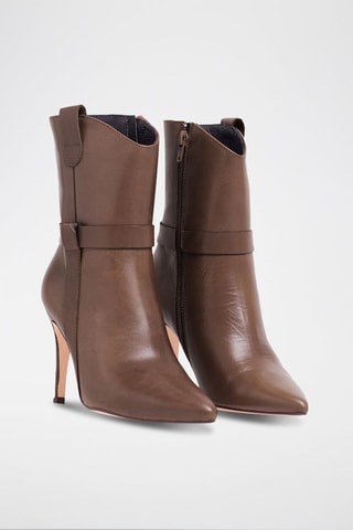 Bottines en cuir Seta - Marron
