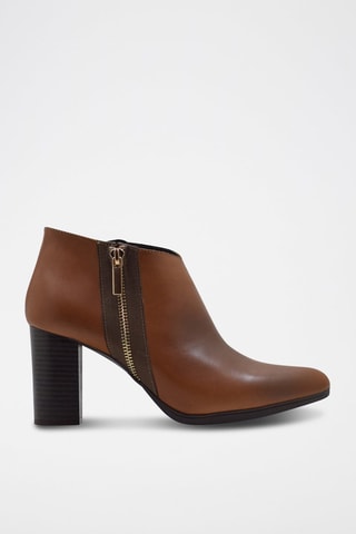Bottines en cuir Fini - Marron