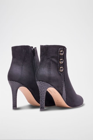 Bottines en cuir Ursula - Noir