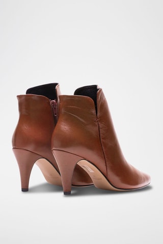 Bottines en cuir Vera - Marron