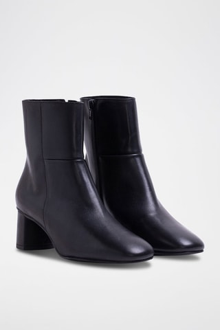 Bottines en cuir Gimena - Noir