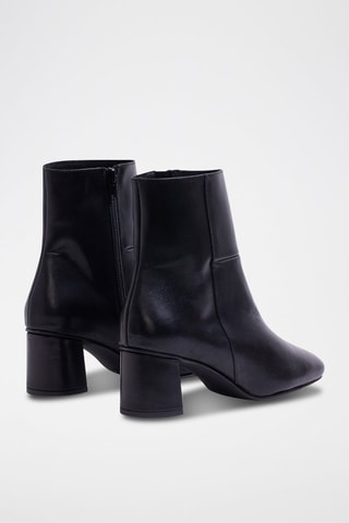 Bottines en cuir Gimena - Noir