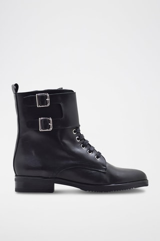 Bottines en cuir Poliana - Noir
