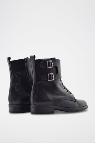 Bottines en cuir Poliana - Noir