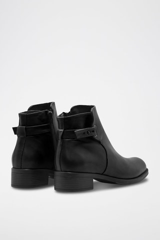 Bottines en cuir Caterina - Noir