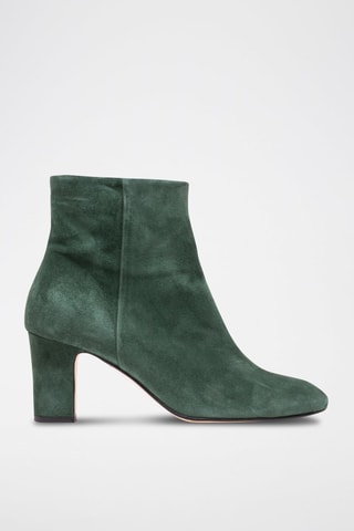 Bottines en nubuck Marilo - Vert foncé