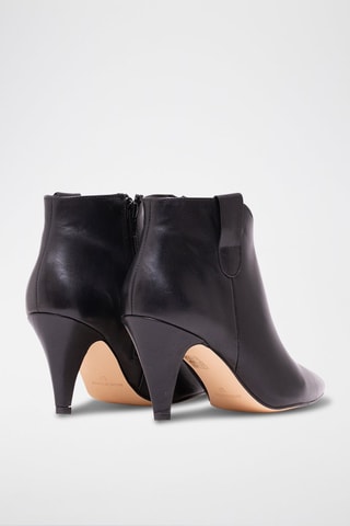 Bottines en cuir Aurelia - Noir