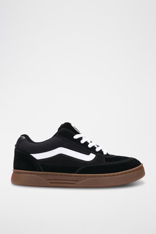 Baskets en nubuck et cuir Skate Estazzo - Noir et blanc