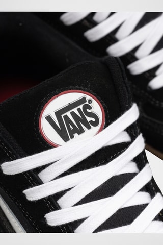 Baskets en nubuck et cuir Skate Estazzo - Noir et blanc