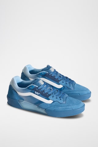 Baskets en cuir Skate AVE 2.0 - Bleu et blanc