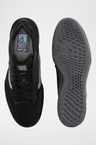 Baskets en cuir Skate AVE 2.0 - Noir et blanc