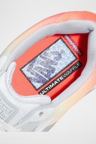 Baskets en cuir Skate AVE 2.0 - Corail et blanc