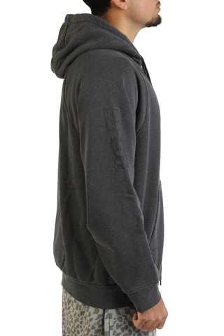 Sweat à capuche - Noir chiné