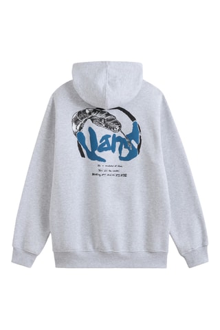 Sweat à capuche - Gris clair chiné