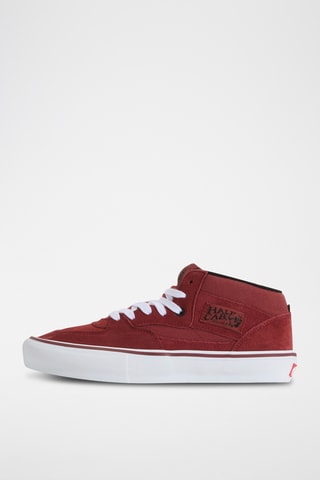 Baskets montantes en nubuck Skate Half Cab - Rouge brique
