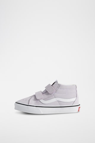 Baskets montantes en cuir SK8-Mid Reissue V - Mauve
