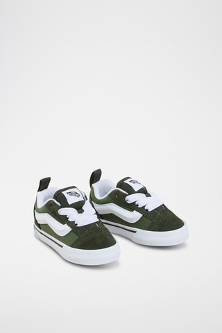 Baskets en cuir Knu Skool - Vert foncé