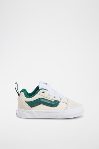 Baskets en cuir Knu Skool - Vert foncé