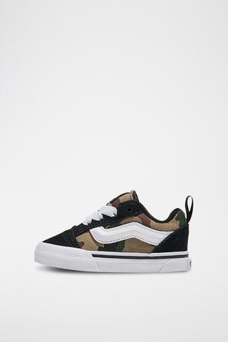 Baskets en cuir Knu Skool - Noir et vert
