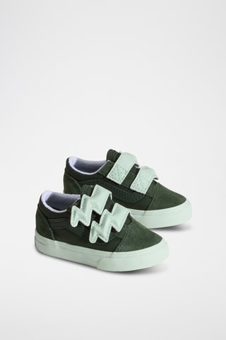 Baskets en nubuck Old Skool V Bolt Strap - Vert