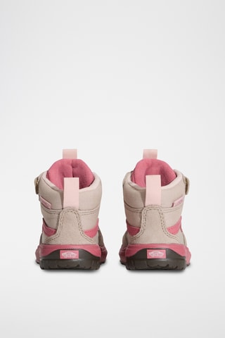 Baskets montantes en nubuck MTE Mini Crest - Beige et vieux rose