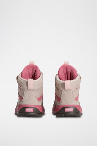 Baskets montantes en nubuck MTE Mini Crest - Taupe et rose