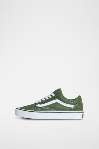 Baskets en nubuck Old Skool - Vert foncé