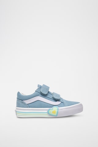 Baskets en nubuck Old Skool - Bleu clair