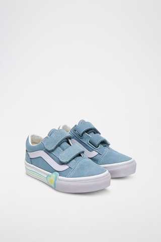 Baskets en nubuck Old Skool - Bleu clair