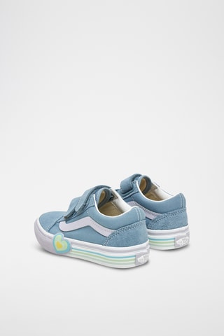 Baskets en nubuck Old Skool - Bleu clair