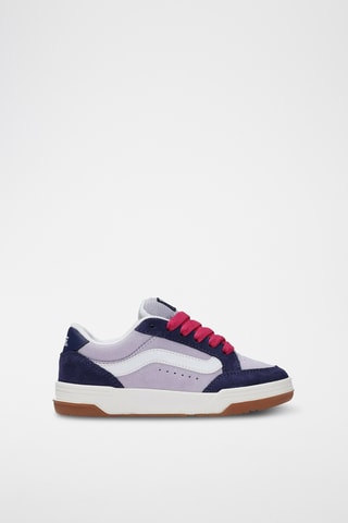 Baskets en nubuck Hylane - Violet et bleu marine
