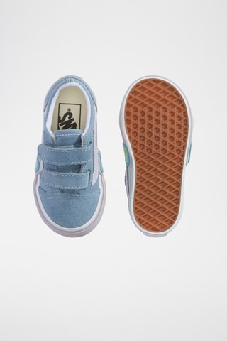 Baskets en nubuck Old Skool V Heart - Ciel