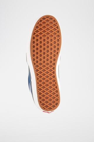 Baskets montantes en cuir Brooklyn Mid V - Bleu marine