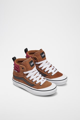 Baskets montantes en cuir Ashwood Hi - Marron