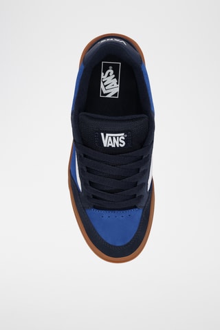 Baskets en cuir Hylane - Bleu marine