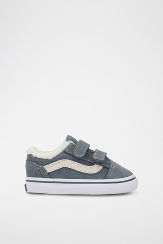 Baskets fourrées en nubuck Old Skool V - Gris clair