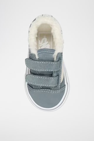 Baskets fourrées en nubuck Old Skool V - Gris clair