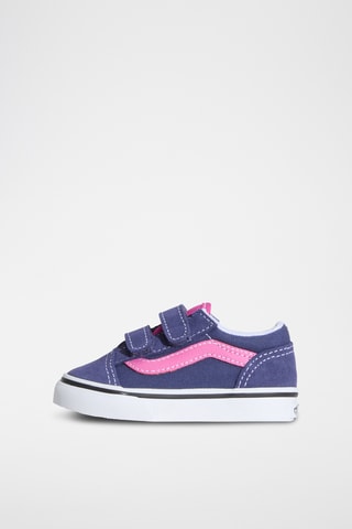 Baskets en cuir Old Skool V - Violet et rose