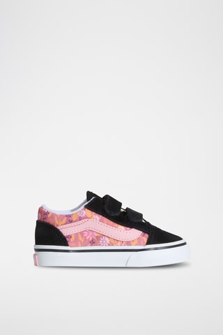 Baskets en nubuck Old Skool V - Noir et mauve