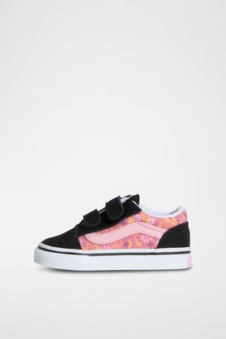 Baskets en nubuck Old Skool V - Noir et mauve
