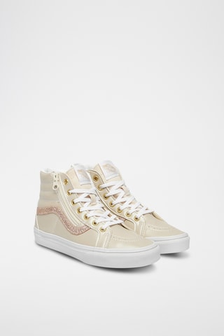 Baskets montantes SK8-Hi Reissue Side Zip - Beige
