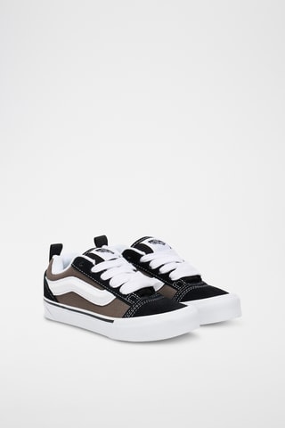 Baskets en nubuck Knu Skool - Noir et gris foncé