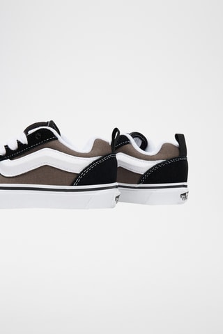 Baskets en nubuck Knu Skool - Noir et gris foncé