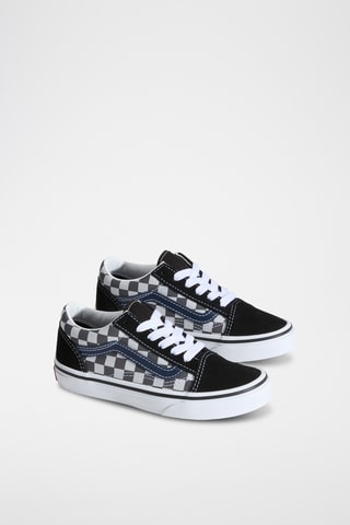 Baskets en cuir Old Skool - Bleu marine