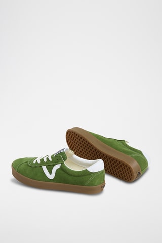 Baskets en cuir Super Lowpro - Vert