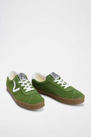 Baskets en cuir Super Lowpro - Vert