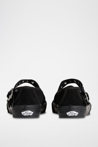 Baskets en nubuck Mary Jane Straps - Noir