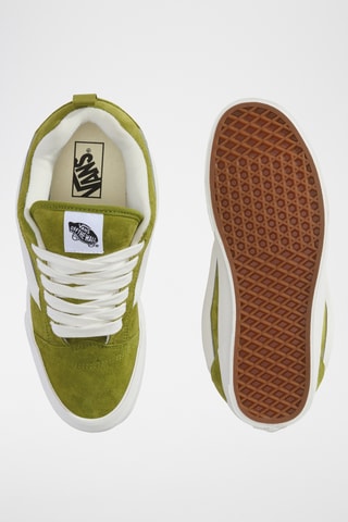 Baskets en nubuck Knu Skool - Vert olive