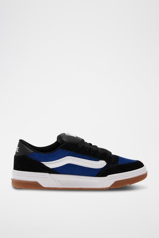 Baskets en nubuck Hylane - Bleu cobalt et noir