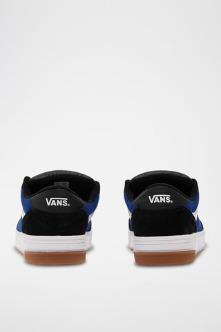 Baskets en nubuck Hylane - Bleu cobalt et noir